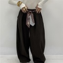 completo giacca over e pantalone modello wide leg velvet